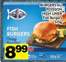 Supermarché PA BURGERS AU POISSON HIGH LINER | Fish Burgers offer
