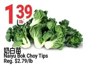 Naiyu Bok Choy Tips