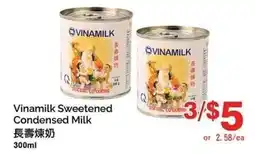 T&T Supermarket Vinamilk Sweetened Condensed Milk offer