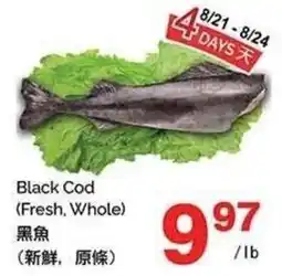 T&T Supermarket Black Cod offer