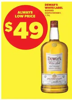 Real Canadian Liquorstore Dewar's White Label offer