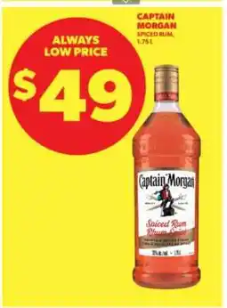 Real Canadian Liquorstore Captain Morgan Spiced Rum offer