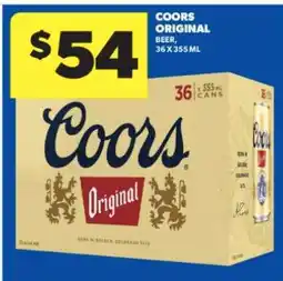 Real Canadian Liquorstore Coors Original offer