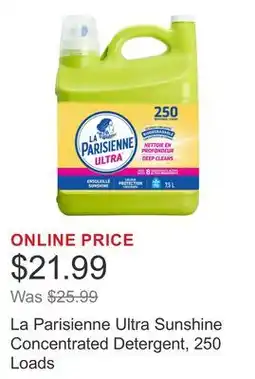 Costco La Parisienne Ultra Sunshine Concentrated Detergent, 250 Loads offer