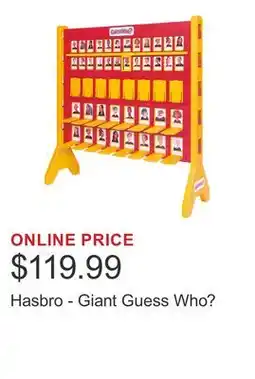 Costco Hasbro - Giant Guess Who? offer