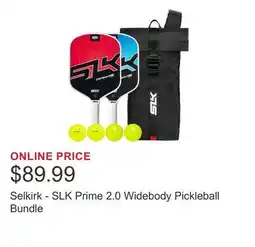Costco Selkirk - SLK Prime 2.0 Widebody Pickleball Bundle offer