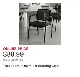Costco True Innovations Mesh Stacking Chair offer