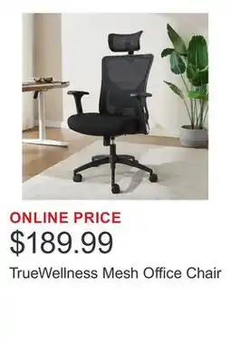 Costco TrueWellness Mesh Office Chair offer