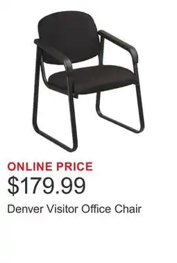 Costco Denver Visitor Office Chair offer