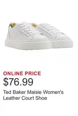 Costco Ted Baker Maisie Women's Leather Court Shoe offer