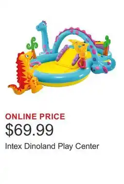 Costco Intex Dinoland Play Center offer