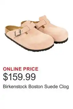 Costco Birkenstock Boston Suede Clog offer