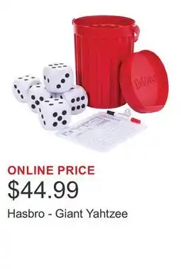 Costco Hasbro - Giant Yahtzee offer