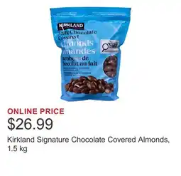 Costco Kirkland Signature Chocolate Covered Almonds offer