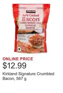 Costco Kirkland Signature Crumbled Bacon offer