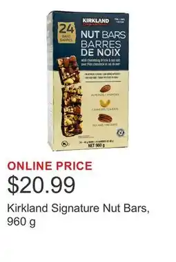 Costco Kirkland Signature Nut Bars offer