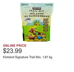 Costco Kirkland Signature Trail Mix offer