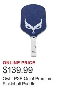 Costco Owl - PXE Quiet Premium Pickleball Paddle offer