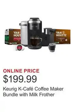 Costco Keurig K-Café Coffee Maker Bundle with Milk Frother offer