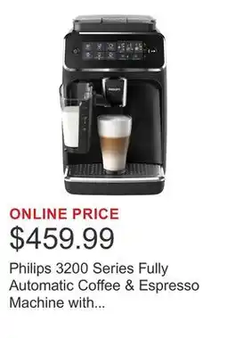 Costco Philips 3200 Series Fully Automatic Coffee & Espresso Machine with LatteGo offer