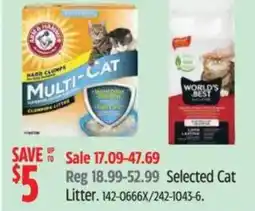 Canadian Tire MULTI-CAT HARD CLUMPS offer