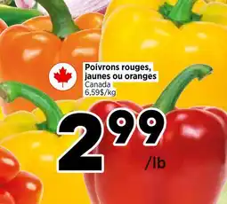 Val-Mont Poivrons rouges, jaunes ou oranges offer