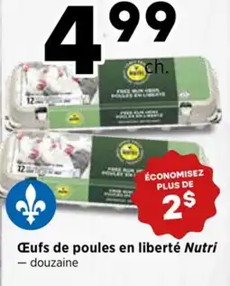 Val-Mont Œufs de poules en liberté Nutri offer