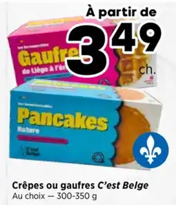 Val-Mont Crêpes ou gaufres C'est Belge offer