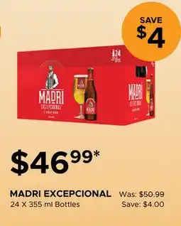 The Beer Store MADRI EXCEPCIONAL offer