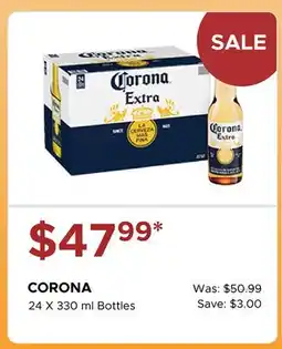 The Beer Store CORONA offer