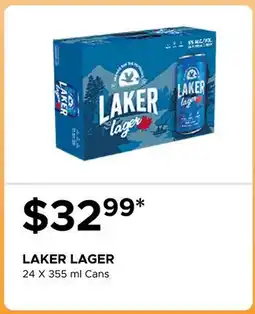 The Beer Store LAKER LAGER offer