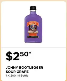The Beer Store JOHNY BOOTLEGGER SOUR GRAPE offer