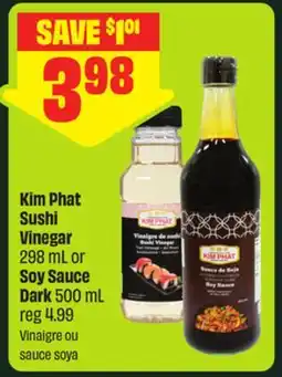Chalo FreshCo Kim Phat Sushi Vinegar 298 mL or Soy Sauce Dark 500 mL offer