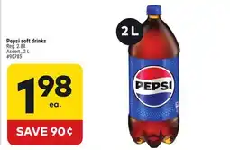 Giant Tiger Pepsi soft drinks offer