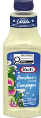Giant Tiger Kraft salad dressing offer