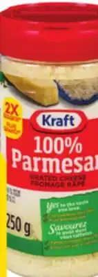 Giant Tiger Kraft parmesan cheese offer