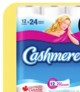 Giant Tiger Cashmere bathroom tissue offer