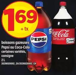 Maxi BOISSONS GAZEUSES PEPSI OU COCA-COLA offer