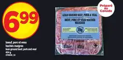 Maxi BOEUF, PORC ET VEAU HACHÉS MAIGRES | LEAN GROUND BEEF, PORK AND VEAL offer