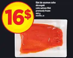 Maxi FILET DE SAUMON COHO DÉCONGELÉ | COHO SALMON FILLET offer
