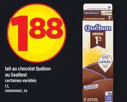 Maxi LAIT AU CHOCOLAT QUÉBON OU SEALTEST offer