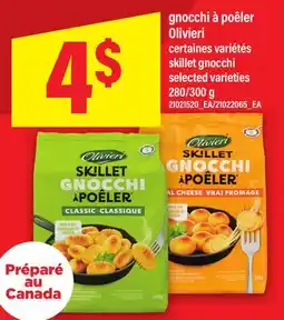 Maxi GNOCCHI À POÊLER OLIVIERI | SKILLET GNOCCHI, 280/300 G offer