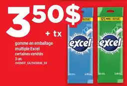 Maxi GOMME EN EMBALLAGE MULTIPLE EXCEL,3 UN offer