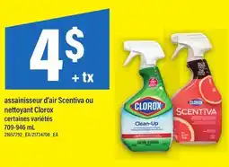 Maxi ASSAINISSEUR D'AIR SCENTIVA OU NETTOYANT CLOROX offer