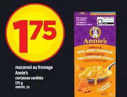 Maxi MACARONI AU FROMAGE ANNIE'S offer