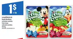 Maxi CROUSTILLANTS DE FRUITS BROTHERS | FRUIT CRISPS, 10/12 G offer