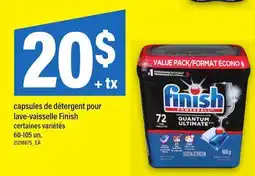 Maxi CAPSULES DE DÉTERGENT POUR LAVE-VAISSELLE FINISH, 60-105 UN offer