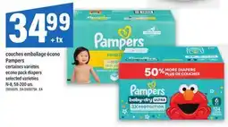 Maxi COUCHES EMBALLAGE ÉCONO PAMPERS | ECONO PACK DIAPERS, N-8, 58-200 un offer
