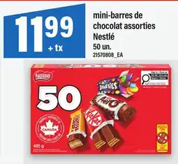 Maxi MINI-BARRES DE CHOCOLAT ASSORTIES NESTLÉ, 50 UN offer