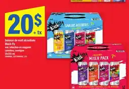 Maxi BOISSON DE MALT ALCOOLISÉE BLACK FLY offer